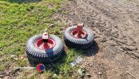 Pair of stub axle ends 6.00-9