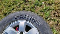Enduro HT Runaway P265/70R16 and rim good tread - 3
