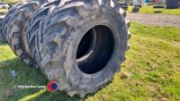 4 x BKT IF 600/70R30 JCB Fastrac tyres - 2