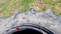 2x Vredestein 480/70R28 tyres removed tubeless - 3