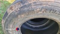 3 x 445/45R19.5 tyres, all removed tubeless - 3