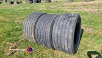 3 x 445/45R19.5 tyres, all removed tubeless - 4