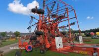 Kuhn GA7301 twin rotor rake, swath width adjustable, 2006, pto in office - 2