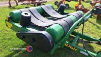 2016 McHale 991 LBER remote control static wrapper, 8396 bales, control box in office - 3