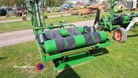 2016 McHale 991 LBER remote control static wrapper, 8396 bales, control box in office - 4