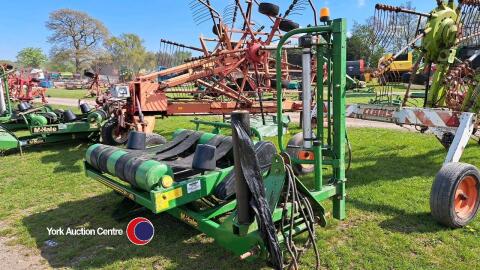 McHale 991LBER bale wrapper, Aerial remote, approx 14000 bales, control box in office