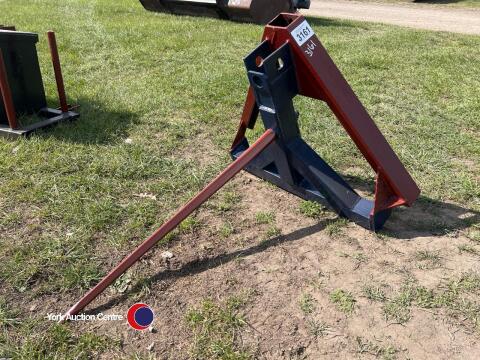 3 point linkage quick hitch bale spike