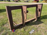Heavy duty Big Bale lift with Manitou bracket - 3
