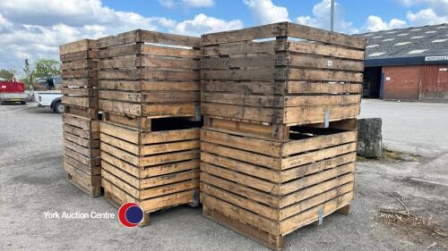 10 x 1T wooden potato boxes