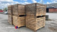 10 x 1T wooden potato boxes
