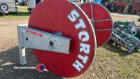 Storth Contractor reeler, heavy duty hydraulic gearbox drive. Carrying capacity of 1000m, 2022 hardly used - 2