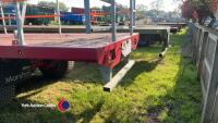 Marshall 28ft 12T bale trailer with air and oil brakes, fitted with fall arrest system. gwo - 4