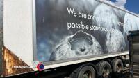 Triaxle artic 13.6m insulated storage trailer, air suspension, barn doors - 3