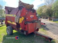 Teagle Tomahawk 8080 trailed straw blower, pto and control box in office - 2