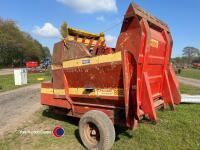 Teagle Tomahawk 8080 trailed straw blower, pto and control box in office - 5