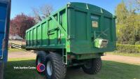 Bailey 14T corn trailer, hydraulic rear door, grain hatch and sock, rollover sheet, sprung drawbar, 560/60 R22.5 wheels, manual in office - 3