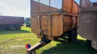 Richard Western 10T silage trailer, auto door, super singles, grain door with hatch, - 2
