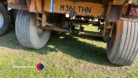 Richard Western 10T silage trailer, auto door, super singles, grain door with hatch, - 5