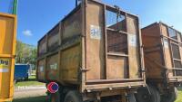Richard Western 11T silage trailer, up and over tail gate, super singles, sprung drawbar, grain door with hatch - 3