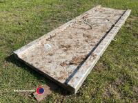 Cattle weigh, weighing platform and LP7510B weigh head, this lot is untested, , control box in office
