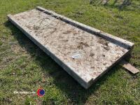 Cattle weigh, weighing platform and LP7510B weigh head, this lot is untested, , control box in office - 2