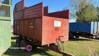 Foster Grain Master 8T grain trailer with silage sides and end door for grain - 2