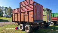 Foster Grain Master 8T grain trailer with silage sides and end door for grain - 3
