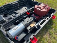 Hillvert HT-Pilot-1500 petrol pile driver, as new, hand held post knocker up to 100mm posts, adaptors for 49 and 69mm, toolkit in office - 2