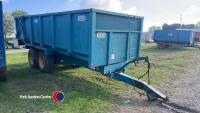 2002 Armstrong Holmes 14T mono trailer c/w hydraulic door