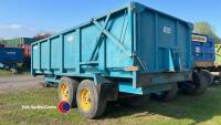 2002 Armstrong Holmes 14T mono trailer c/w hydraulic door - 3