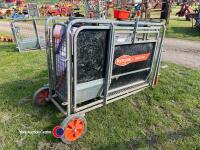 Ritchie lamb weigh crate with Trutest digital weigh head, it does work but needs a bit of attention, , control box in office - 3