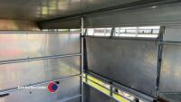 2018 Ifor Williams 14ft tri axle livestock trailer c/w sheep decks, large cattle division and 2 small divisions - 6