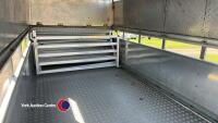 2020 Ifor Willaims TA510 12ft stock trailer c/w sheep decks, 2x sheep gates, 1 cattle gate - 8