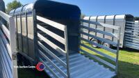 Graham Edwards 10ft x 6ft6in livestock trailer, c/w sheep decks and lift off top. New axle, wheels and tyres, gwo, key in office - 3