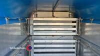 Graham Edwards 10ft x 6ft6in livestock trailer, c/w sheep decks and lift off top. New axle, wheels and tyres, gwo, key in office - 4