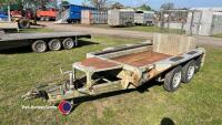 Ifor Williams 1.5T mini-digger trailer with ramp - 2