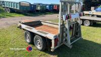 Ifor Williams 1.5T mini-digger trailer with ramp - 3