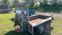Ifor Williams 1.5T mini-digger trailer with ramp - 4