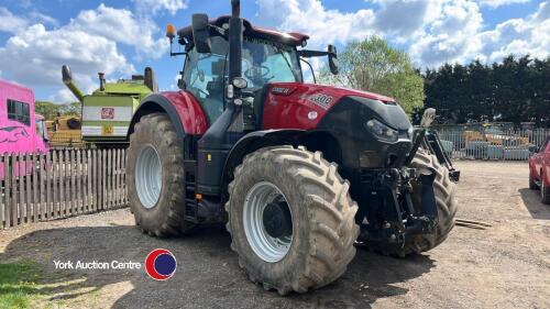 Case 300 CVX Optum tractor with GPS System, NX19 AEJ, 2582 hours. Hydraulic top link, 50kph, air brakes