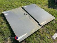 2 x pig/sheep pen doors - 2