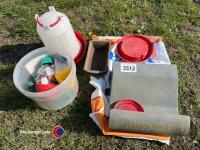 Various poultry drinkers/feeders etc