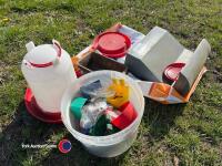 Various poultry drinkers/feeders etc - 2