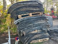 3 x pallets rubber cubicle mattresses - 2