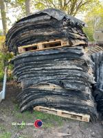 3 x pallets rubber cubicle mattresses - 3