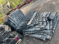 3 x pallets rubber cubicle mattresses - 3