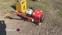 Fairport FVR580 580mm wide vibrating roller, Honda engine, working