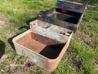 2 x troughs