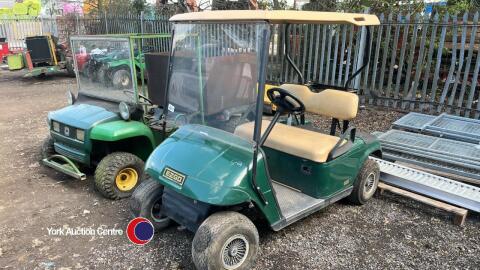 Electric golf buggy with charger