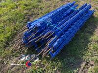 46 x electric fence posts