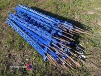 46 x electric fence posts - 2